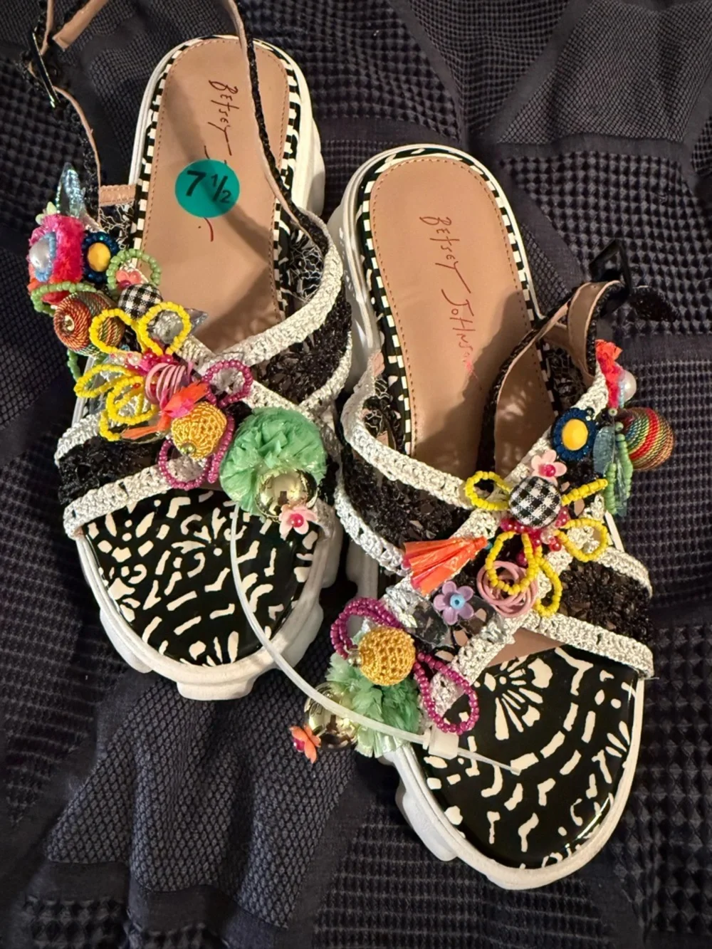 Betsey Johnson Embellished Graysen Platform - Picture 5 of 6